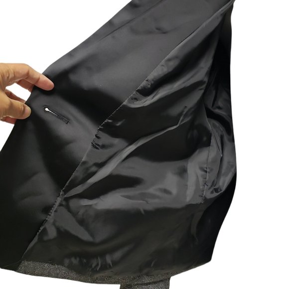 Nipon Boutique metallic gray blazer . size 12 - Picture 5 of 8